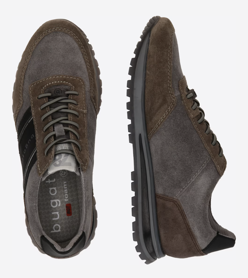 Bugatti Lace Up Sneakers Chocolate Brown Size 40