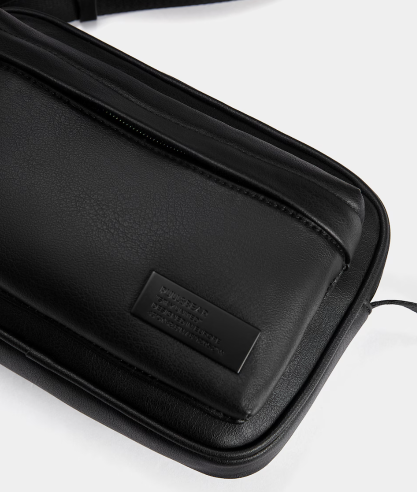 Pull & Bear Crossbody Bag in Black