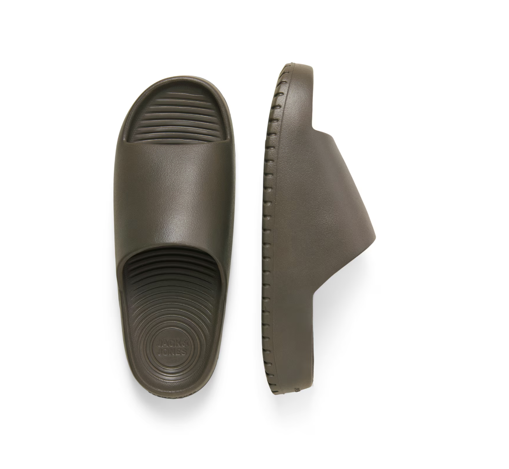 JACK & JONES Olive Color Slippers Size 42